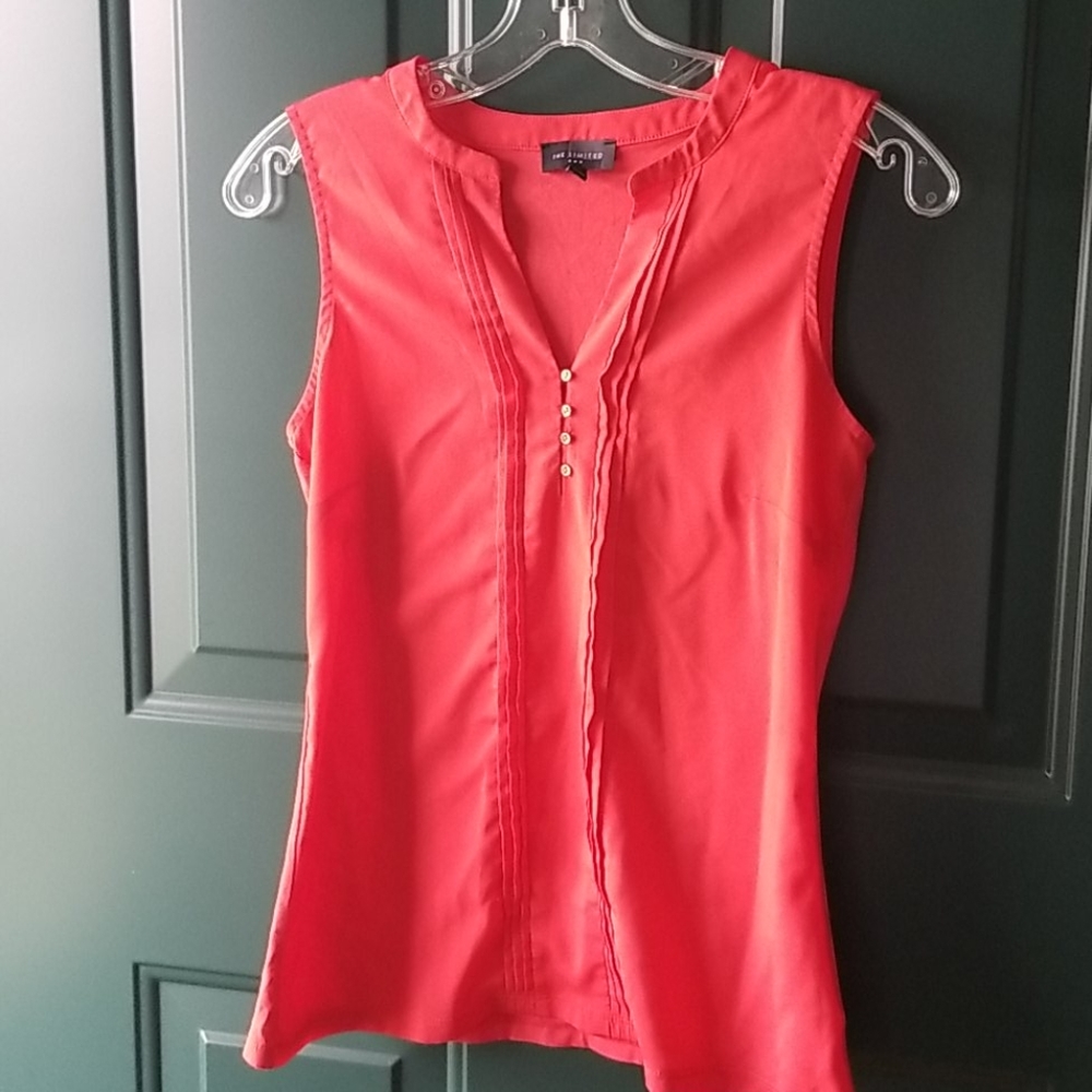 Cherry red tank top